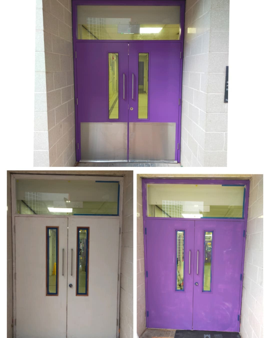 Painting and decorating in birmingham.
Just a little selection of doors we have …