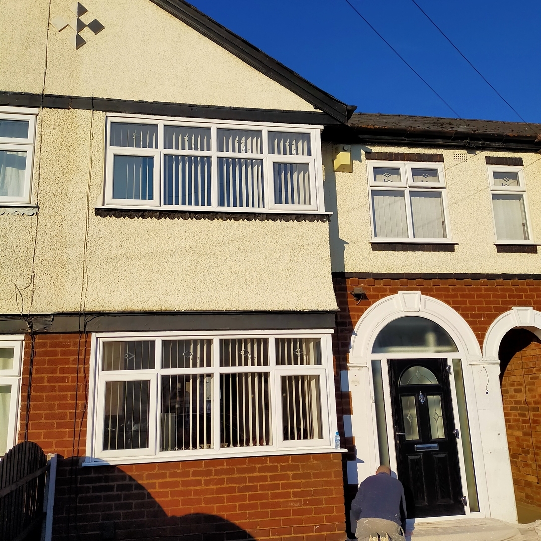 Painting and decorating the exterior, front and back In wednesbury. Refresh on t…